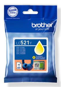 Ink Cartridge - Lc521y - 500 Pages - Yellow
