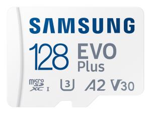 Micro Sd Xc - Evo Plus - Flash Card Uhs-i With Adapter 128GB 160mb/s U1