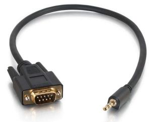 Velocity Db9 Male To 3.5mm Male Adapter Cable 50cm
