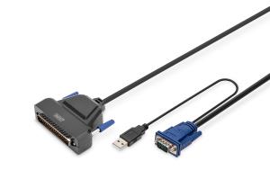 Modular KVM switch single port for modularized KVM console