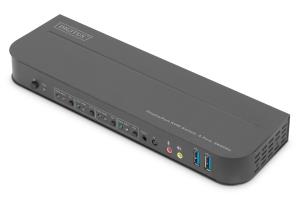 KVM Switch 4x1 DP DP/HDMI Out USB 4Kx2K 60Hz